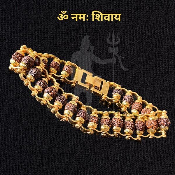 Genuine Paanch Mukhi Modern Rudraksha Bracelet