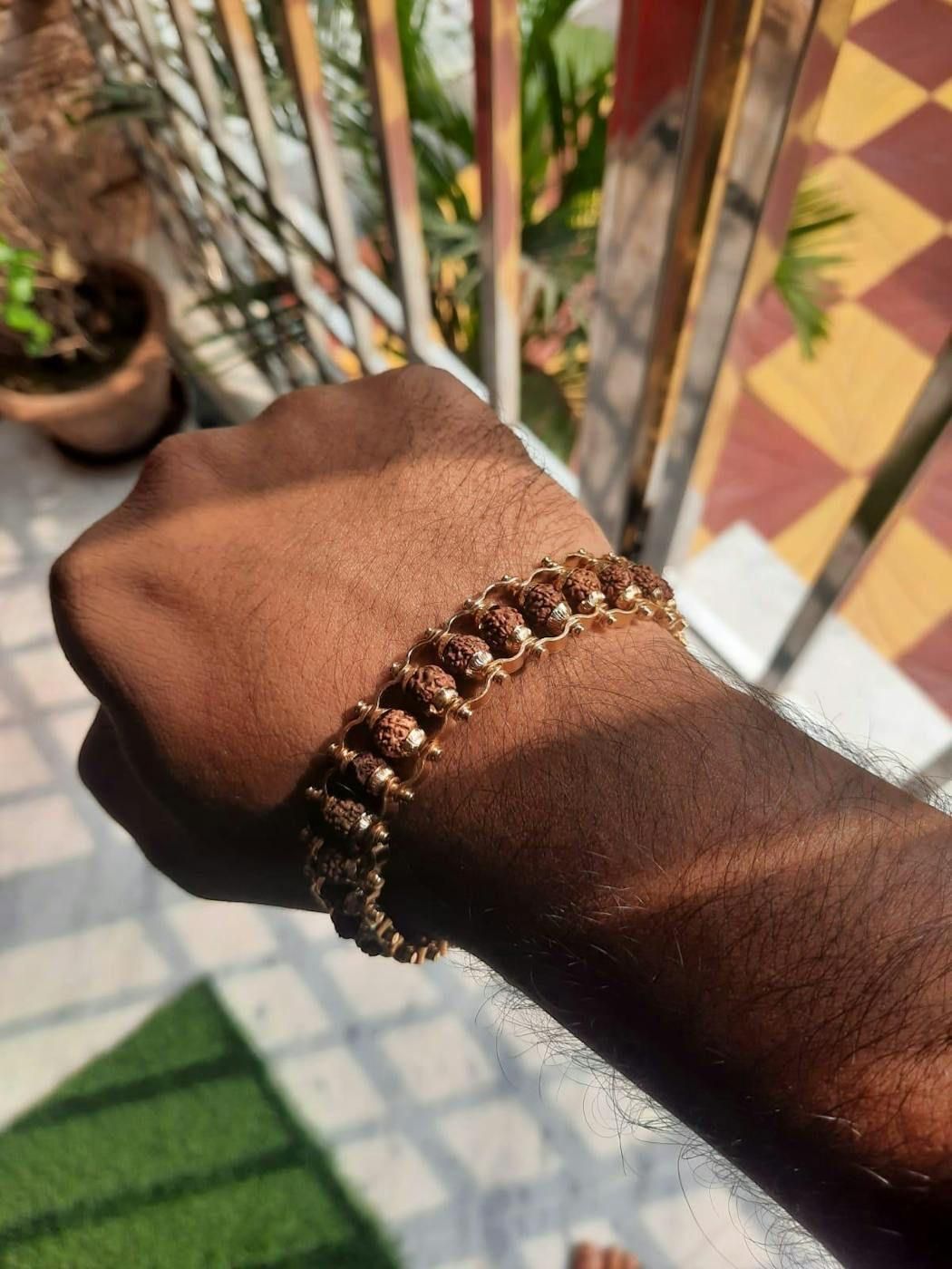 Genuine Paanch Mukhi Modern Rudraksha Bracelet